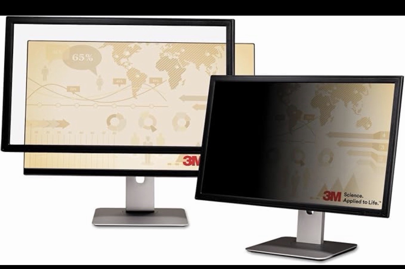 3M PF240W9F Framed Privacy Filter 24” Widescreen Monitor 16:9 Black