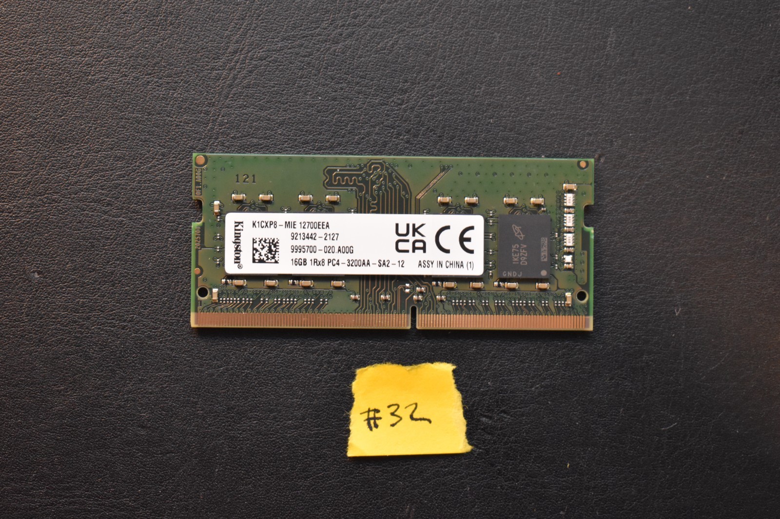 Kingston 16GB (1x16GB) K1CXP8-MIE DDR4 SODIMM 1Rx8 PC4-3200AA-SA2-12 Memory #32