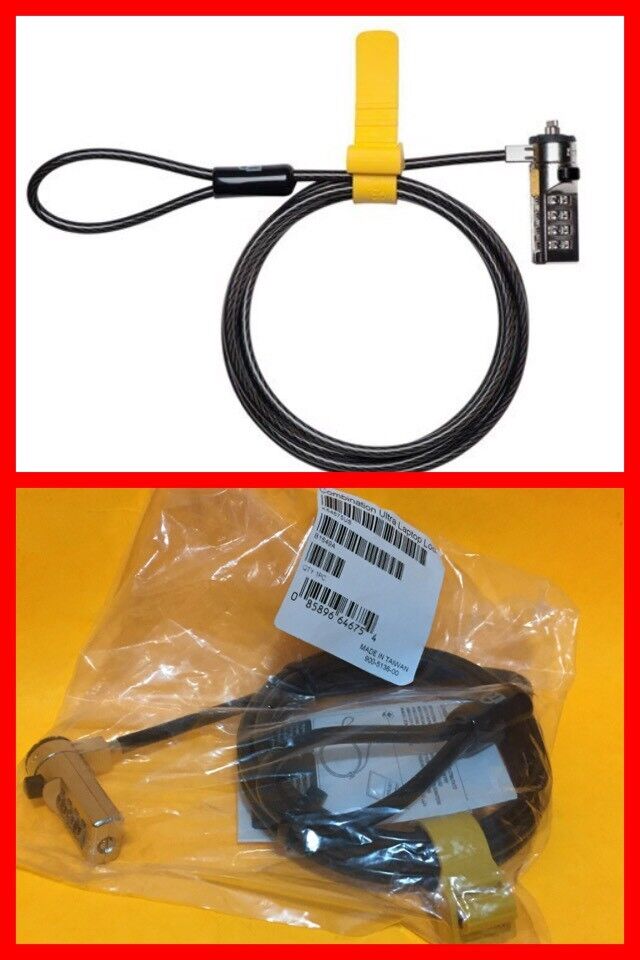 KENSINGTON Combination Ultra Laptop Lock Cable (model K64675US) NWT