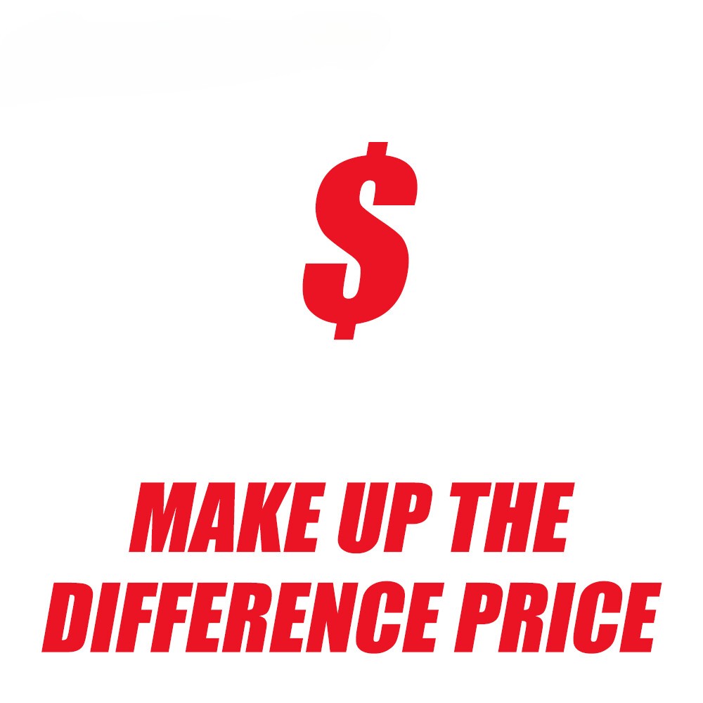Make up the price difference（Send me a message to request a price modification.