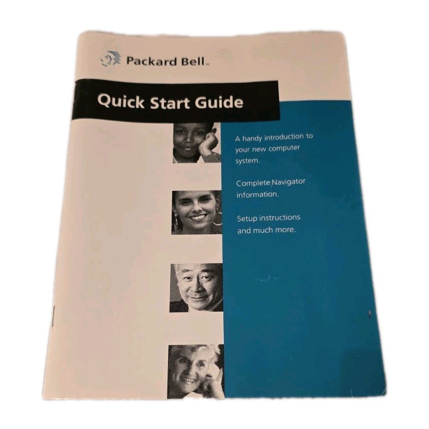 Title: Vintage Packard Bell Quick Start Guide - Includes Navigator Information