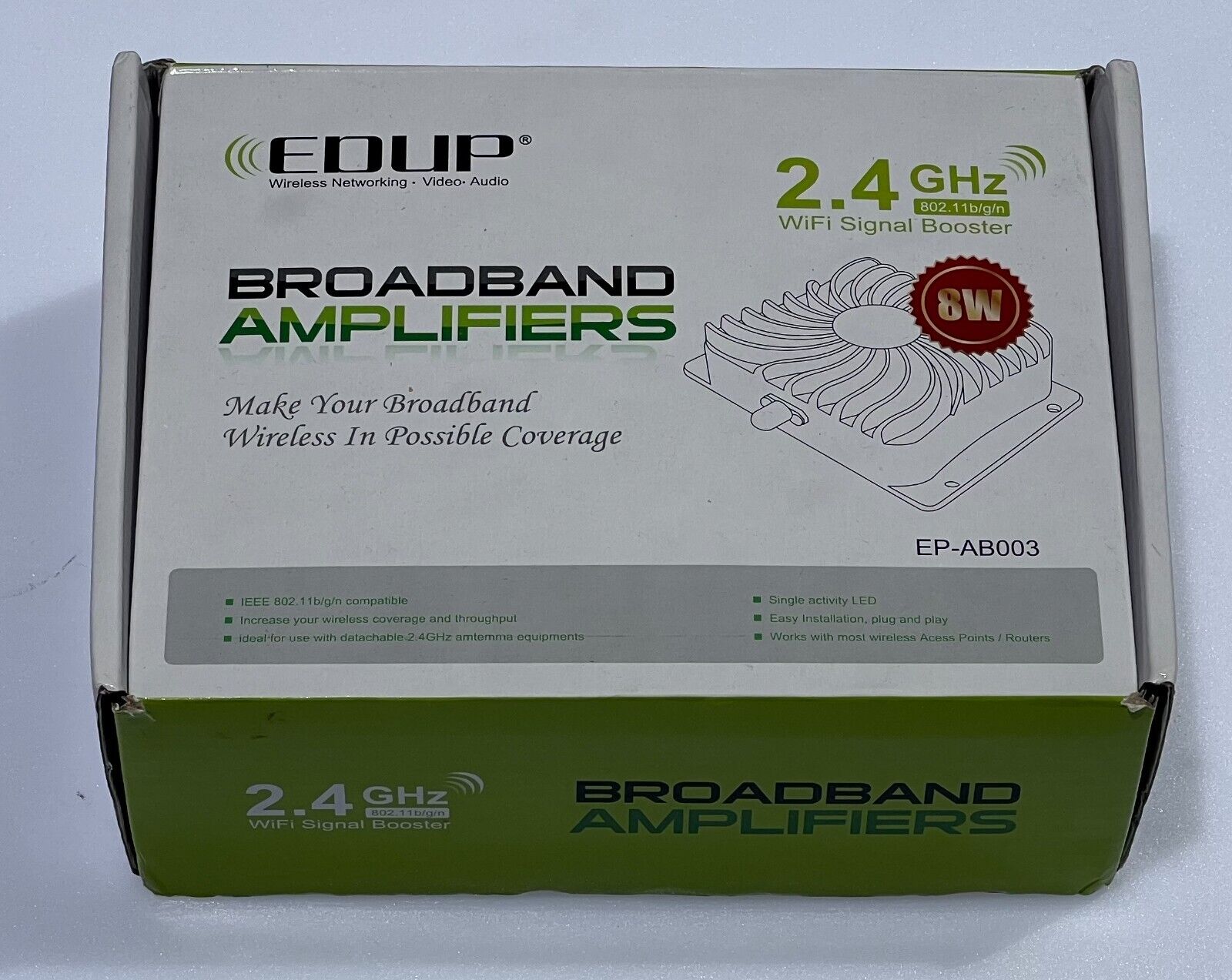 EDUP 2.4 GHz 8W WiFi Signal Booster
