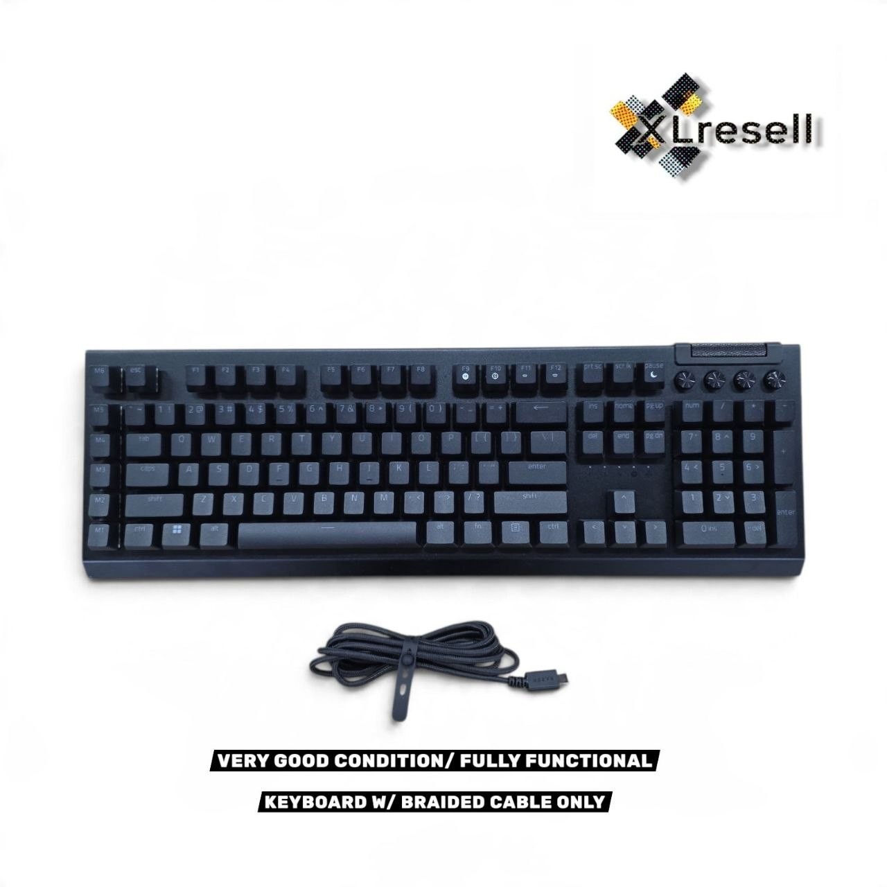 Razer BlackWidow V4 Full-Size Wired Mechanical Gaming Keyboard Green Clicky RGB