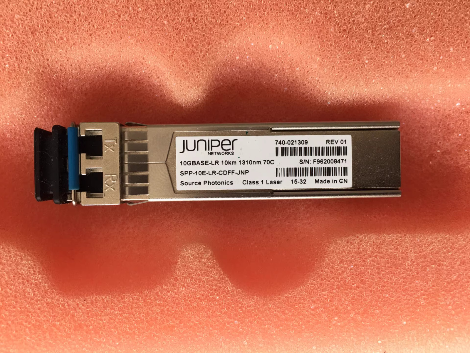 1PC Juniper 740-021309 SPP-10E-LR-CDFF-JNP 10GBASE-LR 10km SFP+ for MX JNP