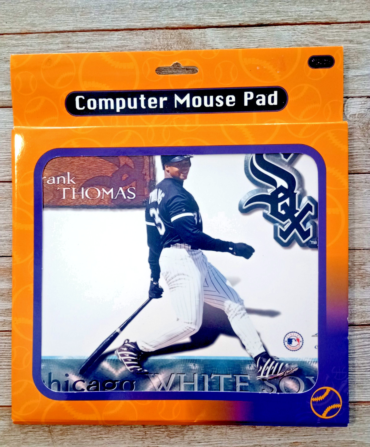 Vintage Frank Thomas Chicago White Sox MLB 1997 Baseball Computer Mouse Pad