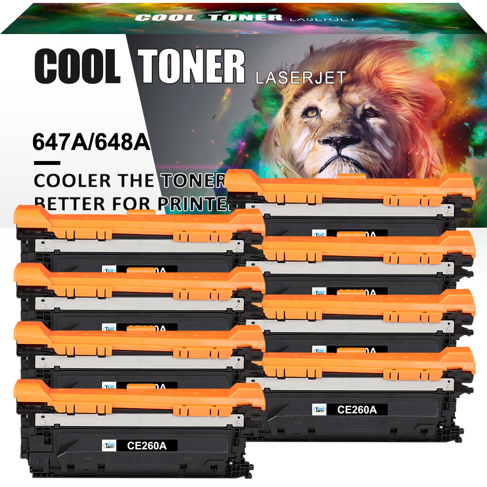8PK CE260A 647A Toner Compatible with HP Color LaserJet CP4025 CP4025n CP4025dn