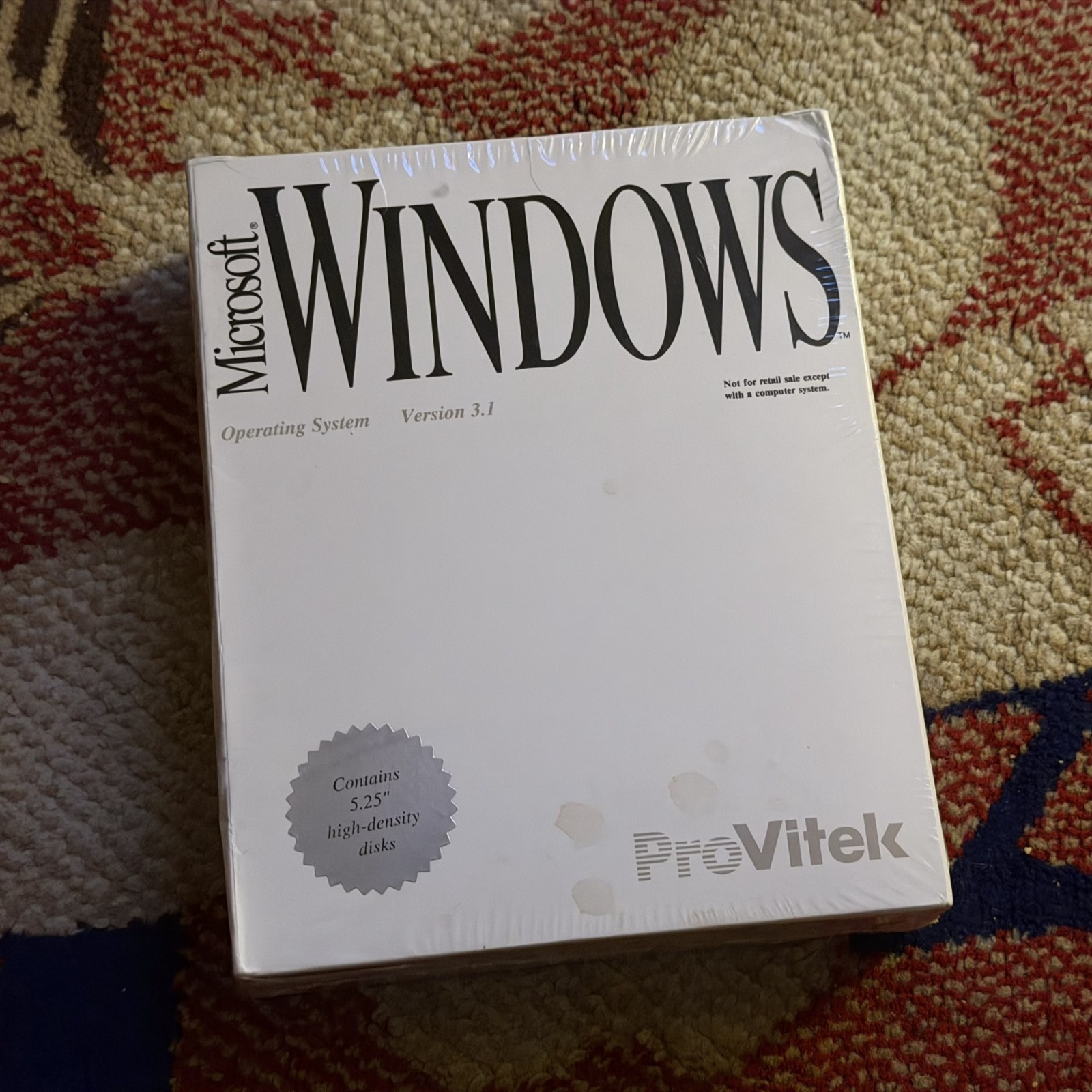 📦 Microsoft Windows 3.1 Operation System Sealed and Good Condition (Rare)