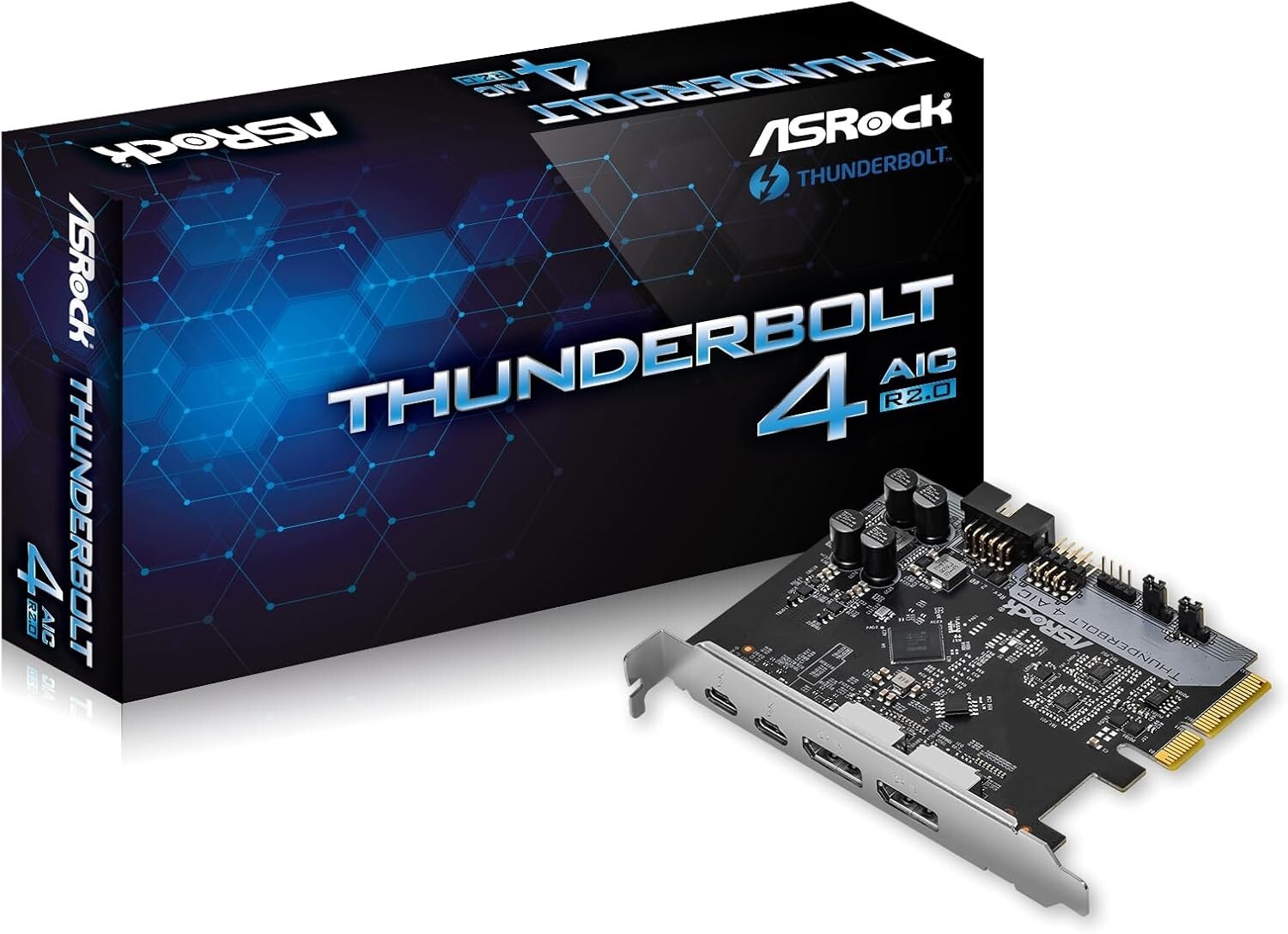 ASRock Thunderbolt 4 AIC R2.0 Thunderbolt 4 PCI Express 3.0 Expansion Brand New