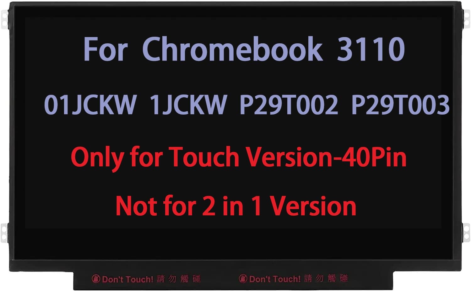 ARUISIFX 11.6" Screen Replacement for Dell Chromebook 3110