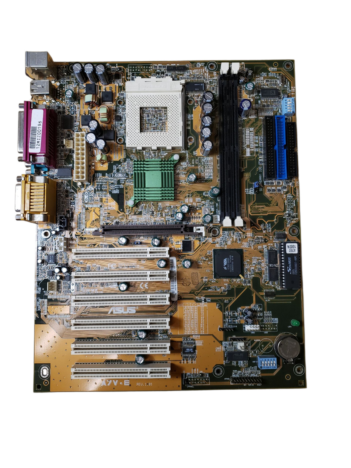 ASUS A7V-E REV:1.01 Socket 462 AMD ATX Motherboard tested working