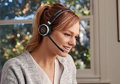 JABRA EVOLVE 65 SE LINK380A MS STEREO- BLUETOOTH HEADSET WITH -  BLACK
