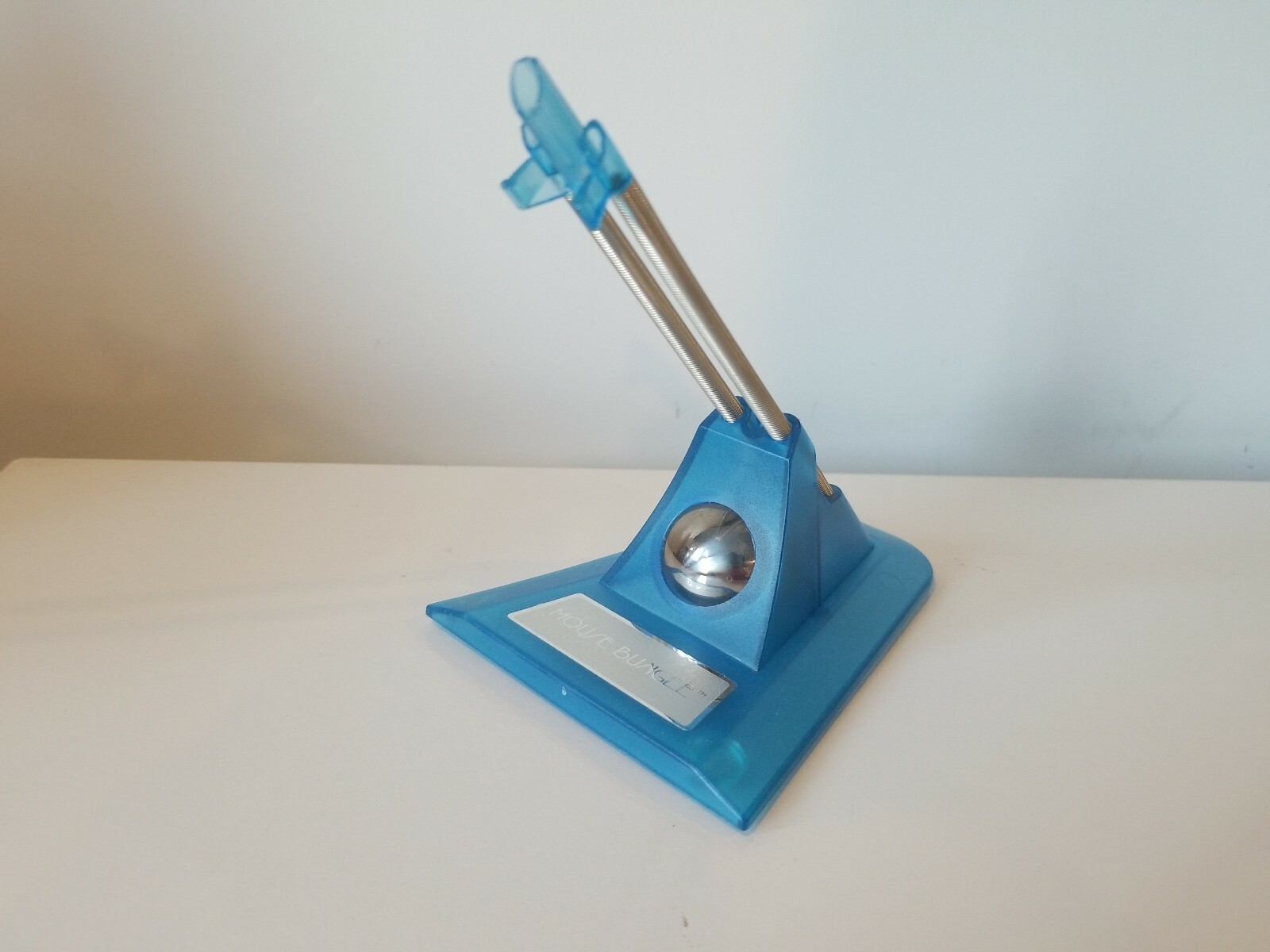 Blue Flexible Mouse Bungee Cord Holder Wire Cable Organizer Clipper Line Fixer