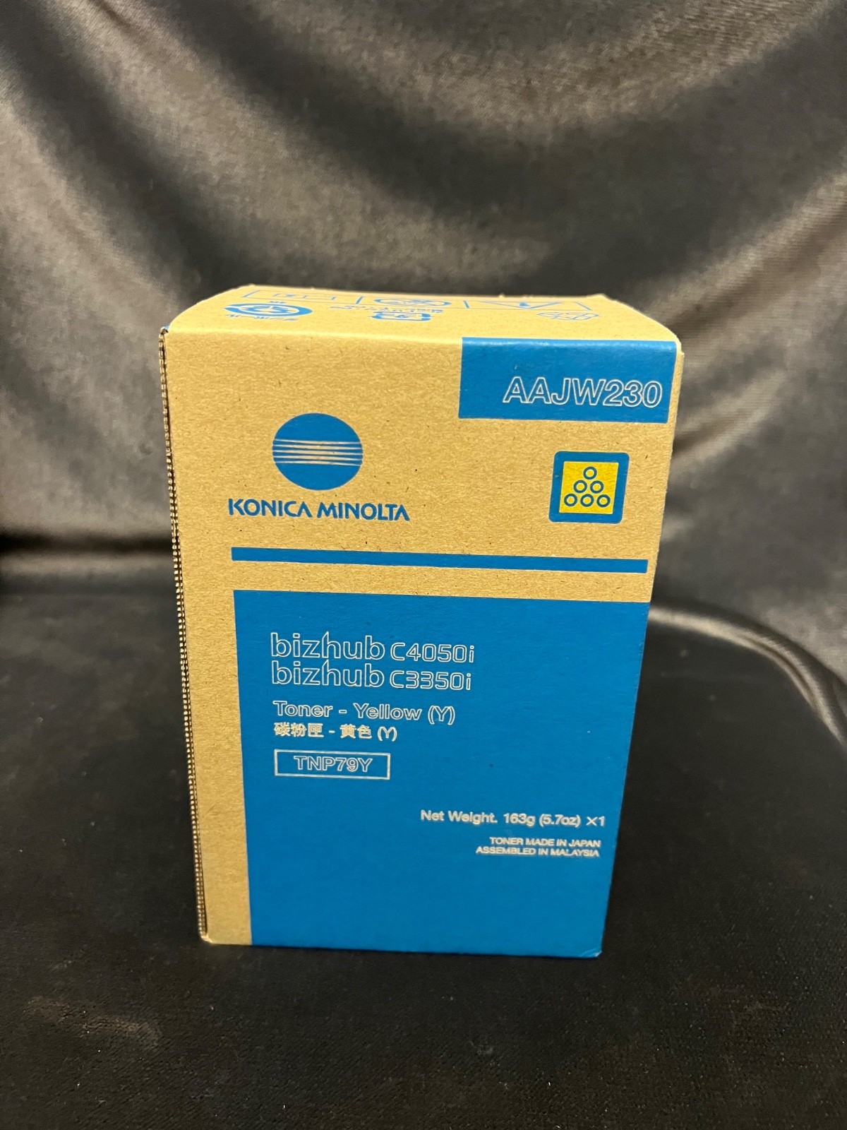 Konica Minolta TNP79Y Yellow Toner Cartridge AAJW230 C4050i C3350i Genuine OEM