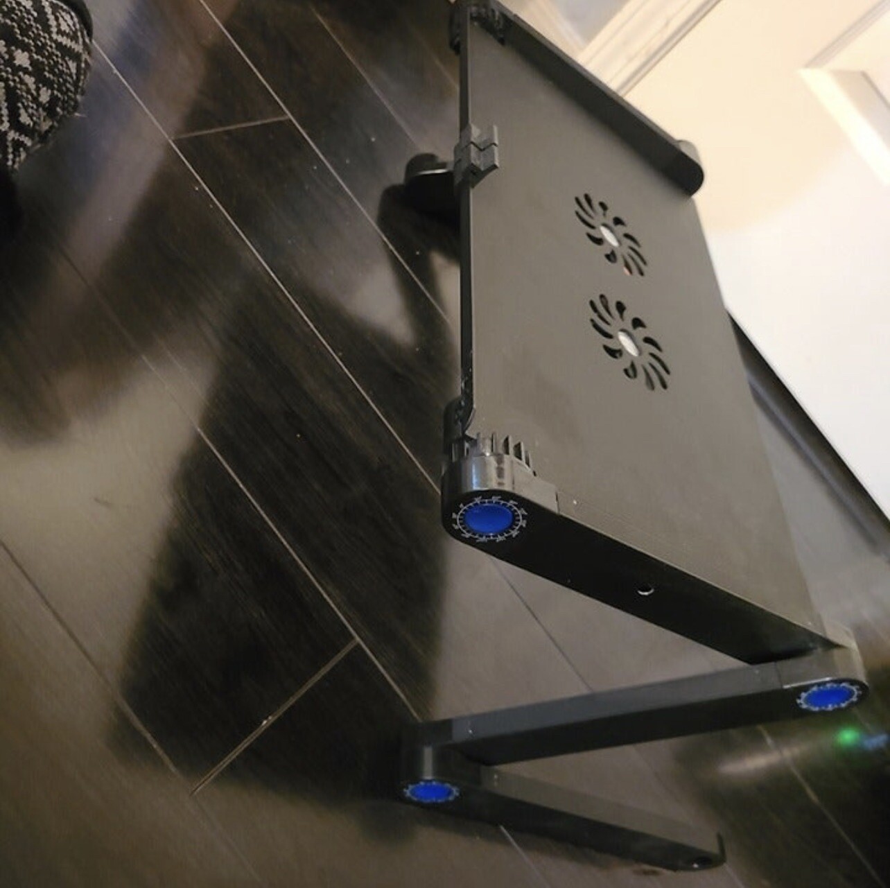 Executive Office Solutions Adjustable Aluminum Laptop Desk -Black