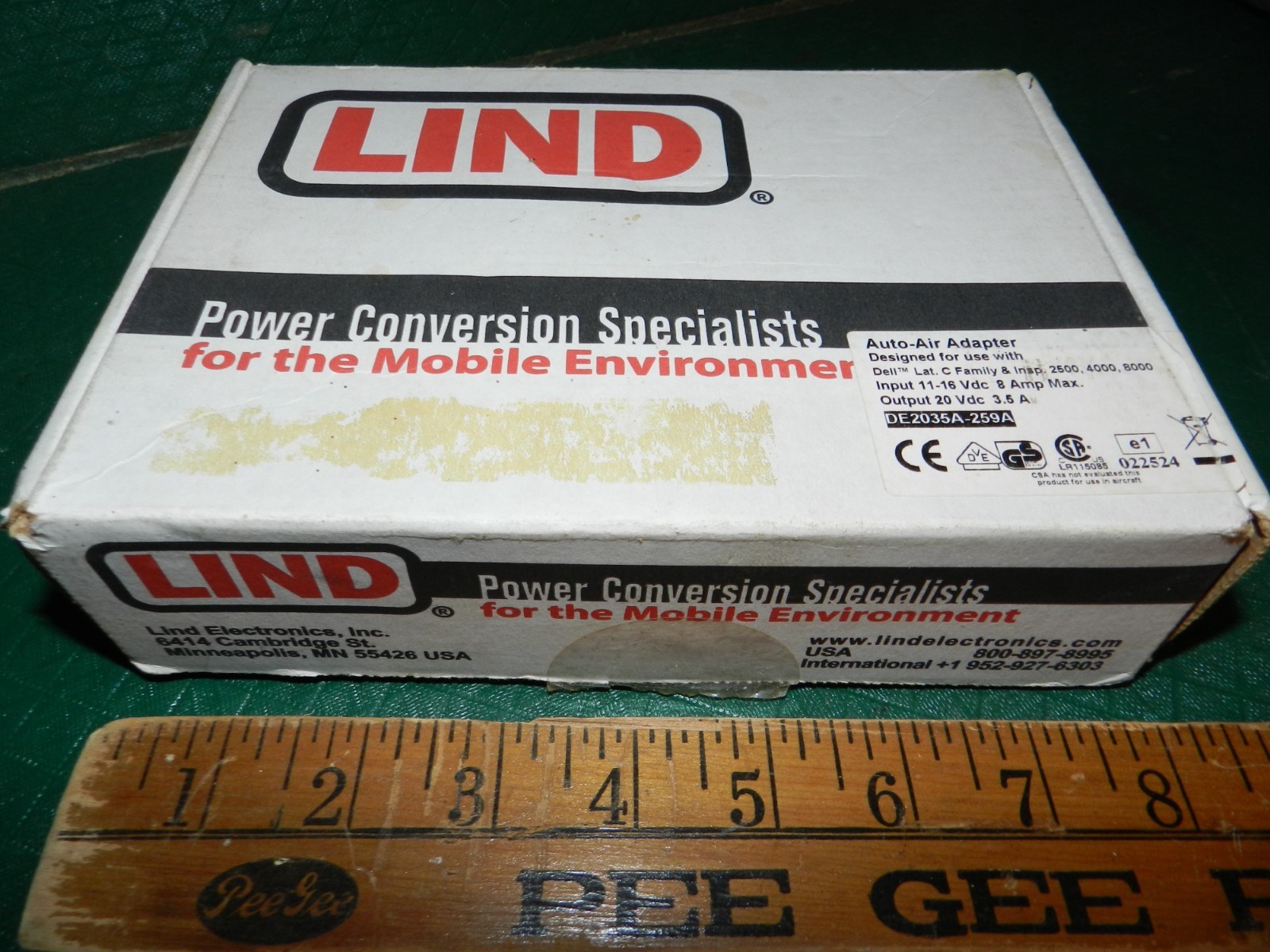 Lind Power Conversion Specialists for the Mobile Environment ARGONAUT 1400 Brand
