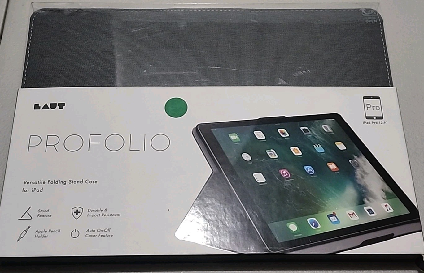 New Laut Profolio Versatile iPad Folding Stand Pro 12.9" Grey