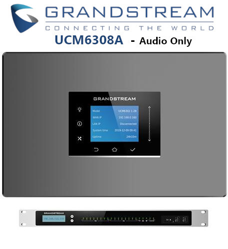  -- AUDIO ONLY -- Grandstream UCM6308A IP PBX 8FXO 8FXS Appliance 1500 Users