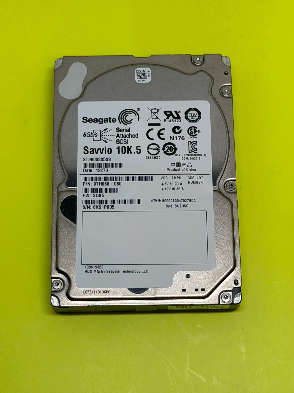 Seagate ST9900805SS 900GB 10k 6Gb/s 2.5"SAS 9TH066-080