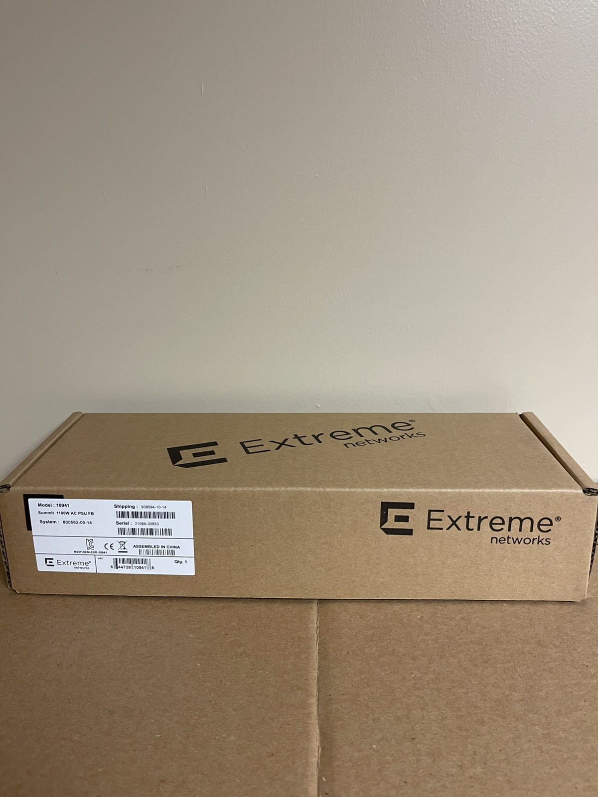 Extreme Networks Summit 1100W AC PSU FB Power Supply (10941)