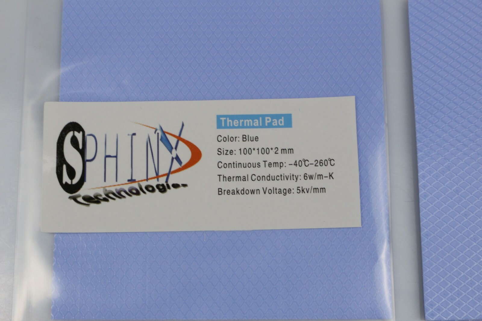 100X100X2mm Pad High Thermal Conductivity 6w/m-K For Laptop PC PlayStation Xbox