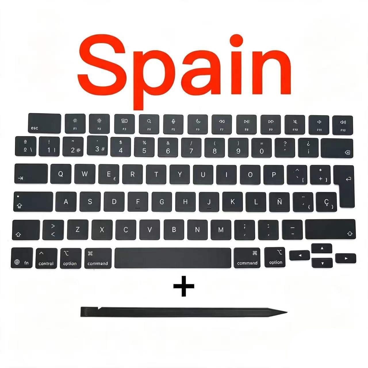 New Laptop Keycap Spain For MacBook Pro 16" M5 Max A3429 EMC 8937 2026 Year