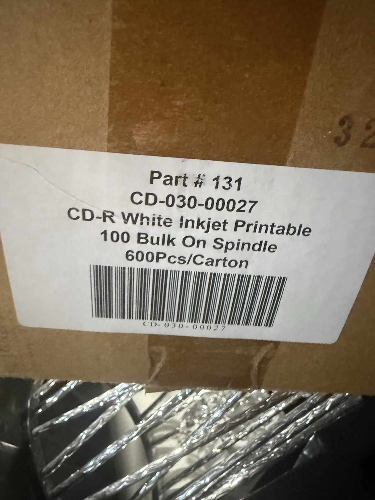 600 New Blank CD-R White Inkjet Printable Discs – 6 Packs of 100