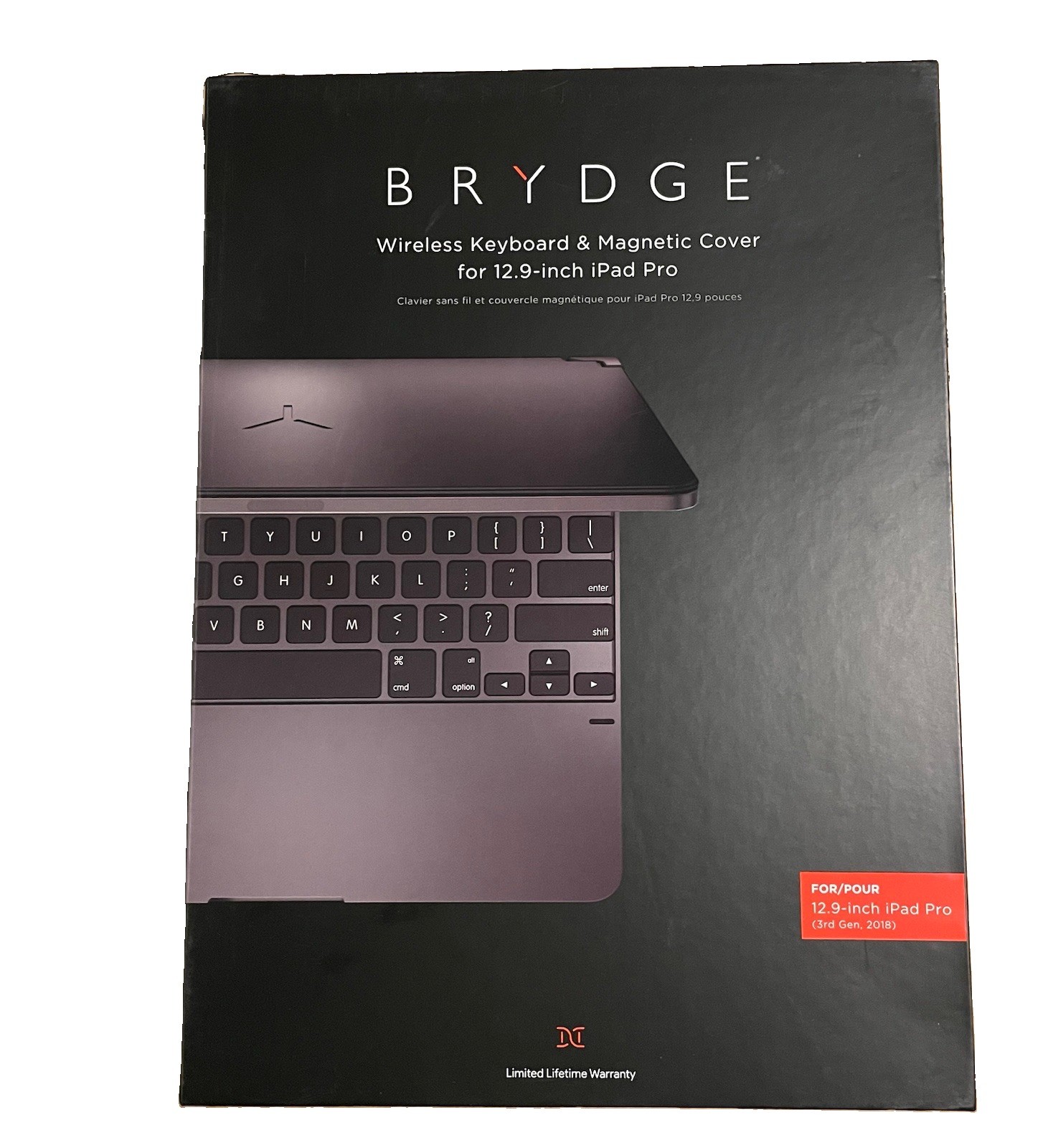 Brydge 12.9 Pro Wireless Keyboard & Magnetic Cover iPad Pro 3rd Gen Protector