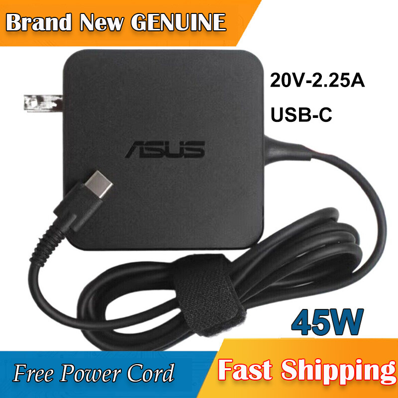 Original 45W ASUS Charger Chromebook CZ11 CZ1104CM2A-YZ42T AC Adapter USB-C