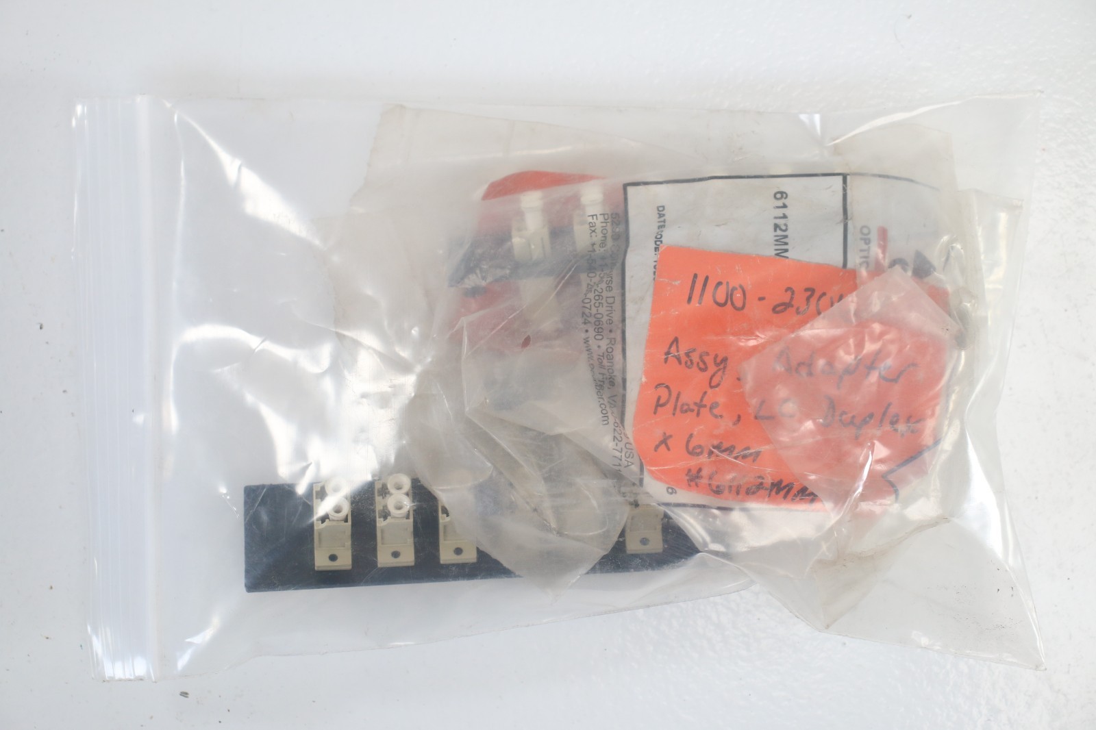 OCP Optical Cable Corporation Adapter Plate 6112MMDLC 3 pieces
