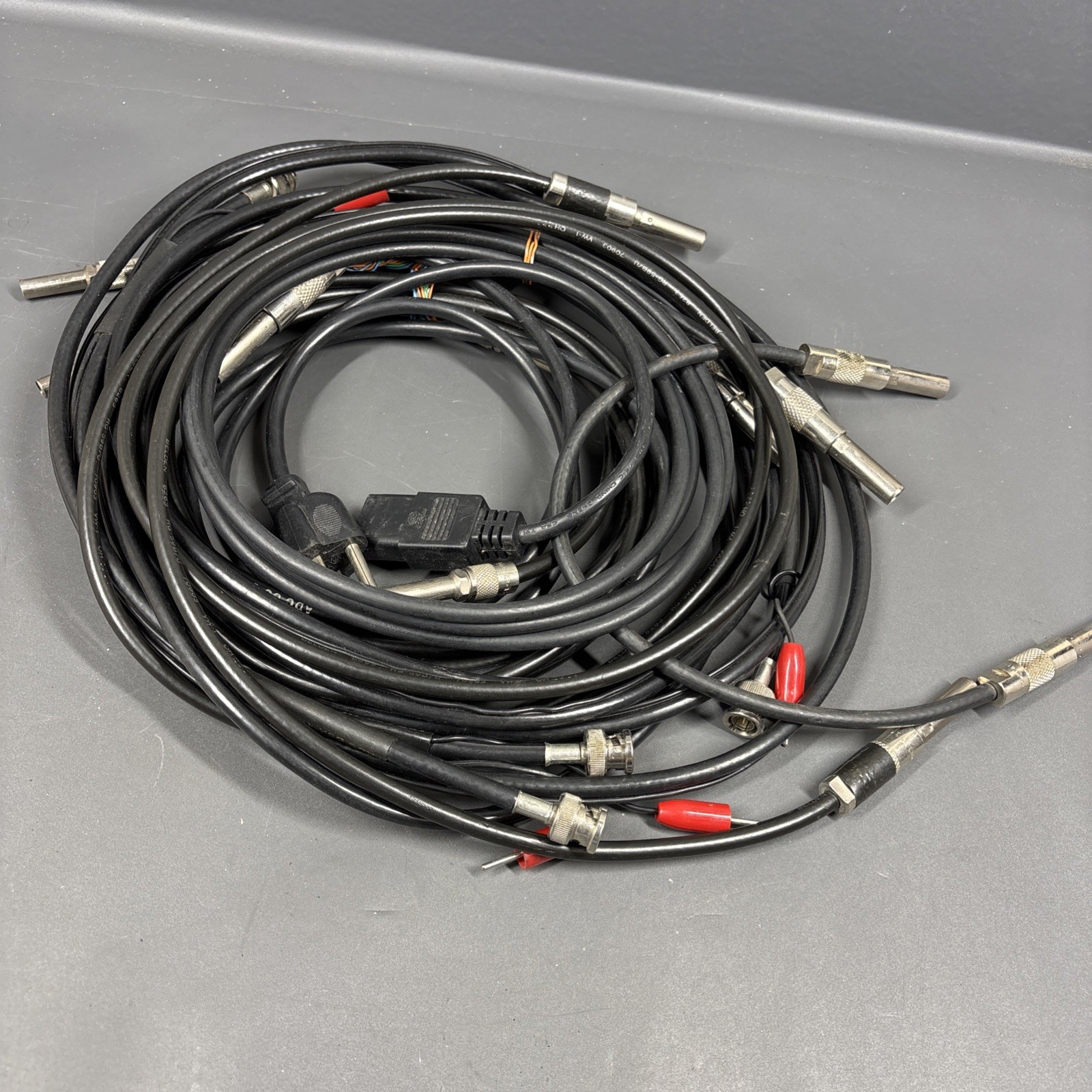 Lot of BNC Test Leads Coaxial Cables Mixed Terminations Scope Test Cables Lot
