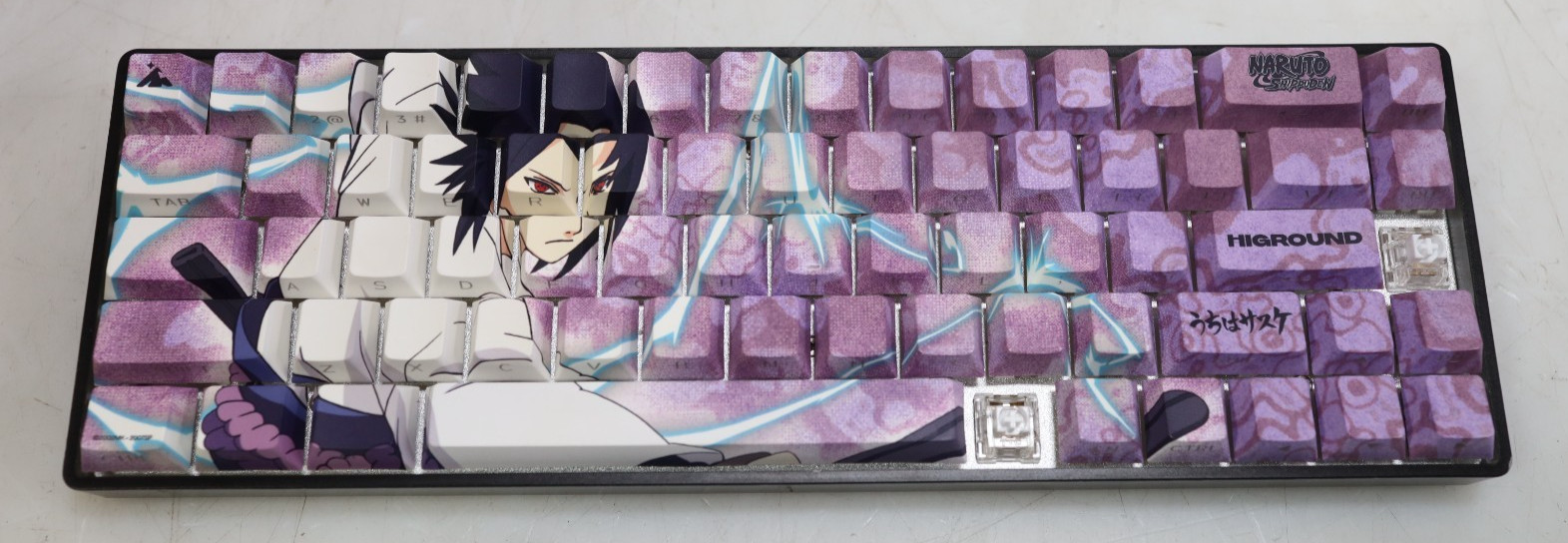 Higround x Naruto XHG68 Summit 65 Sasuke Edition Keyboard Missing Keys AS-IS
