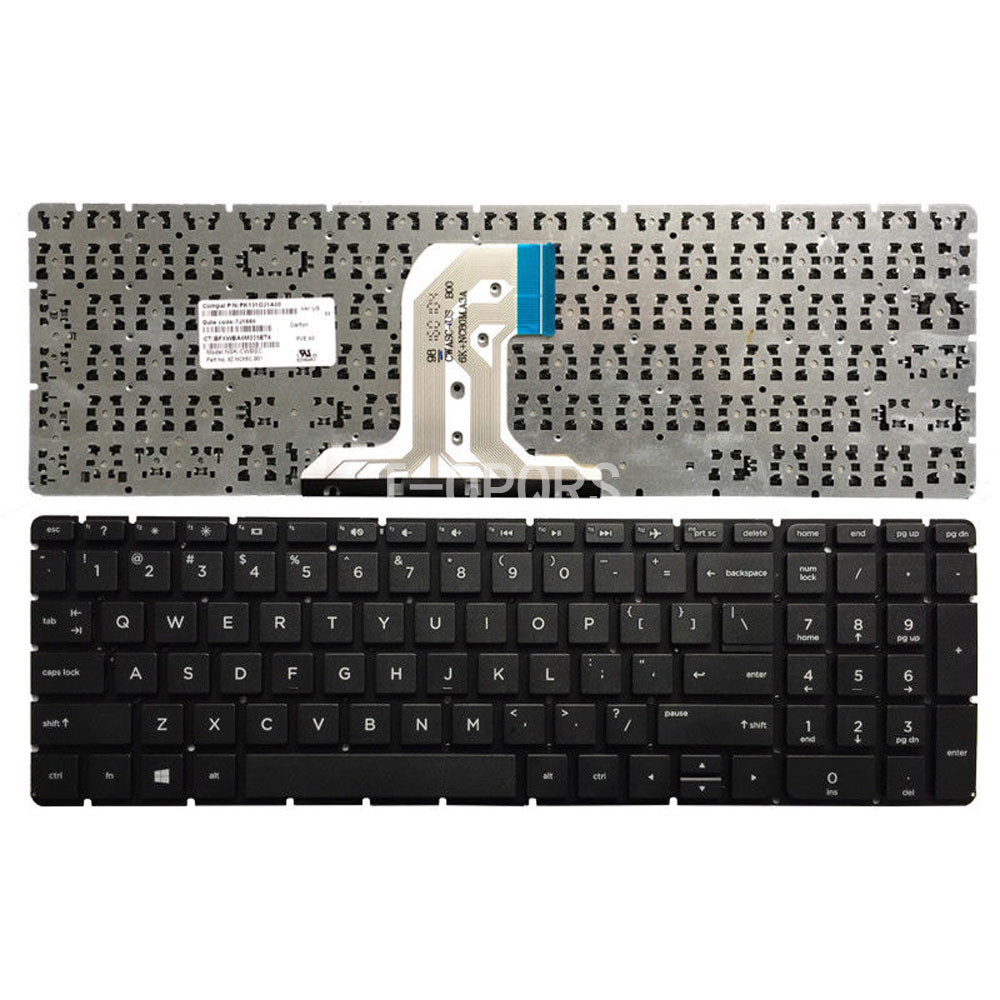 New For HP 15-ba079dx 15-ay013dx 15-ay014dx 15-ba081nr 15-ba082nr US keyboard