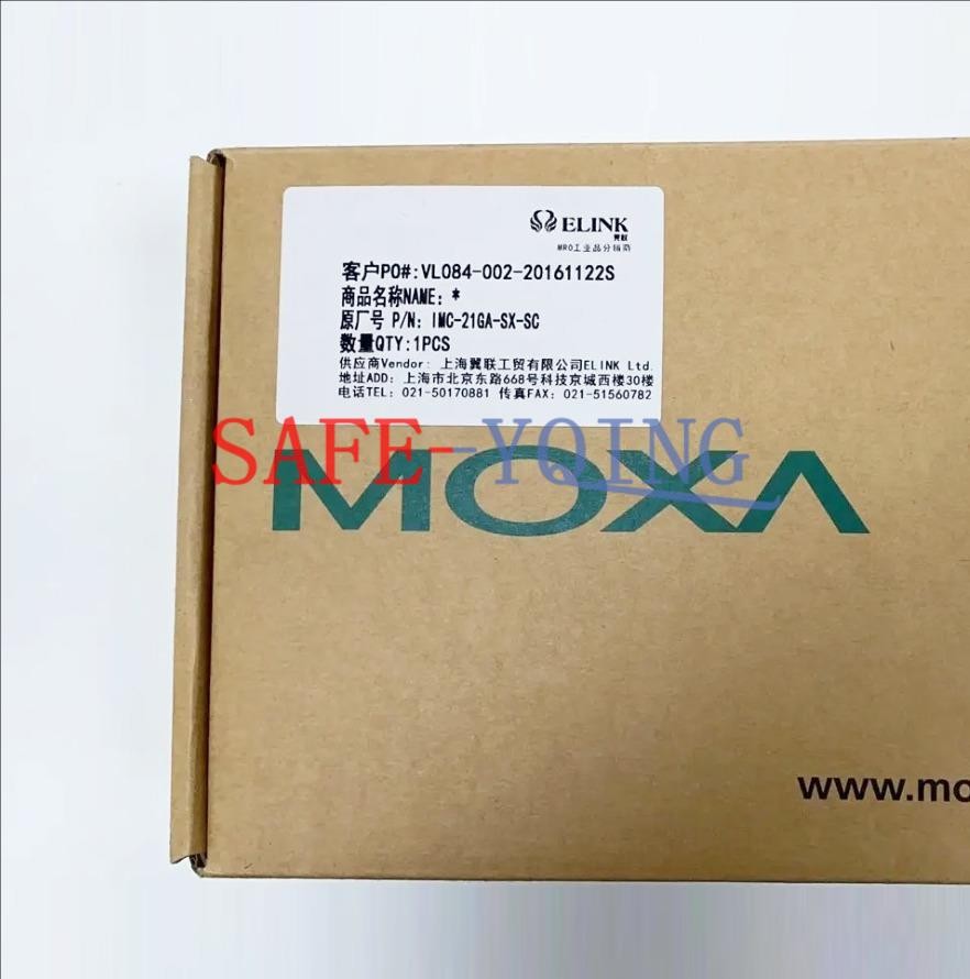 1PCS New MOXA IMC-21GA-SX-SC Gigabit Multimode Transceiver SC Interface
