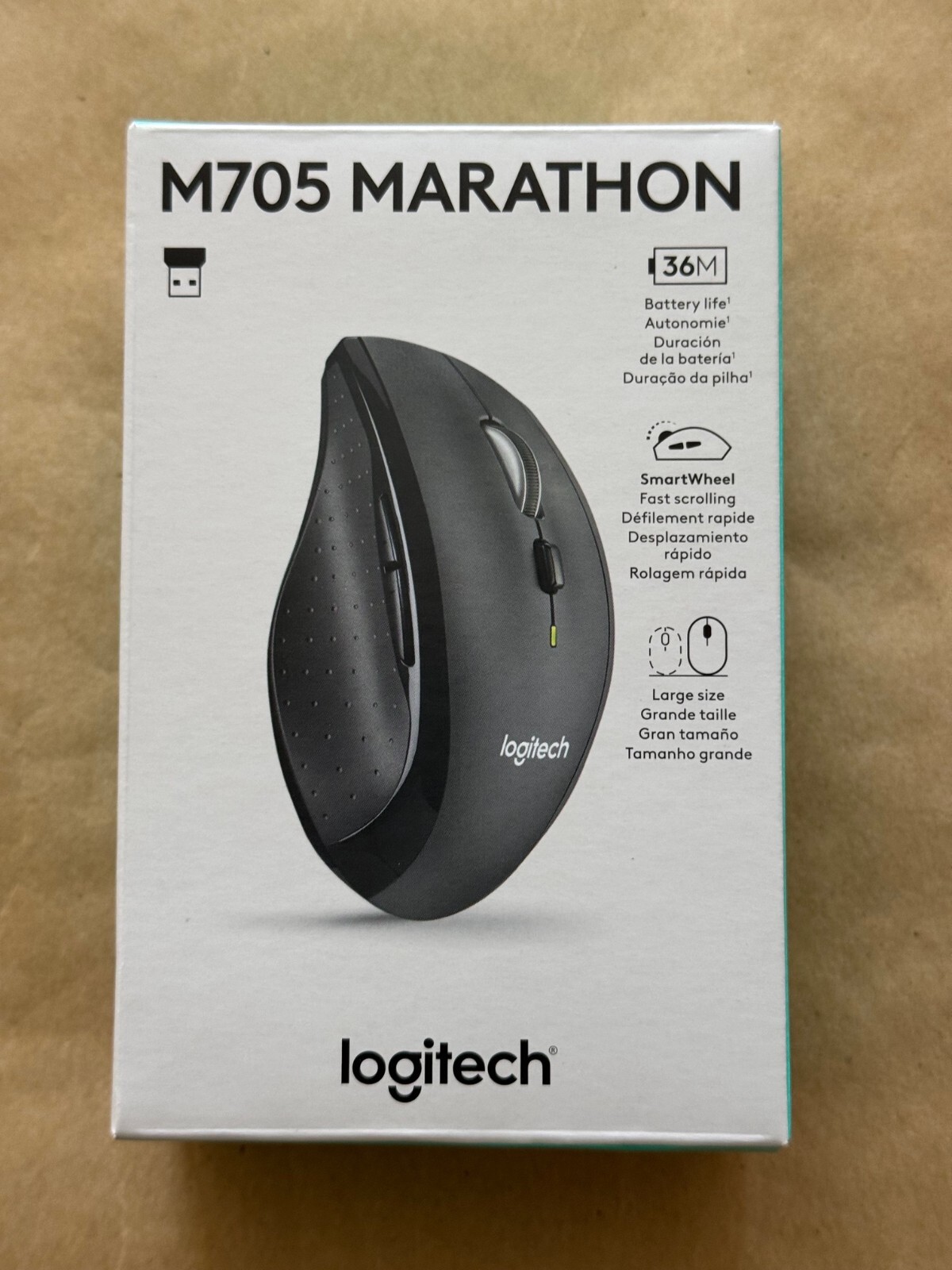 NEW LOGITECH M705 MARATHON WIRELESS MOUSE 910-001935 FAST 