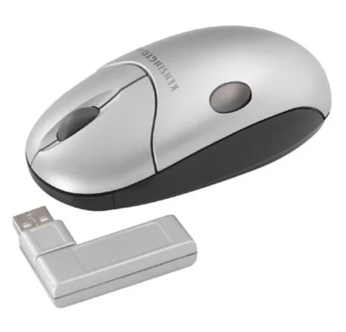 Kensington PocketMouse Pro Wireless Compact Travel USB Mouse - PC/Mac (72117)NOS