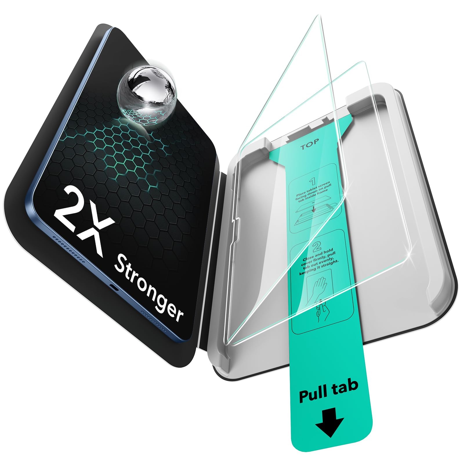 ESR 2 Pack Screen Protector for iPad A16 11th/10th Generation (11 Inch/10.9,