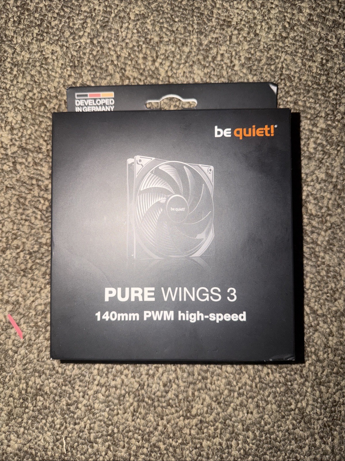 be quiet Pure Wings 3 140mm PWM High-Speed Case Fan - Black