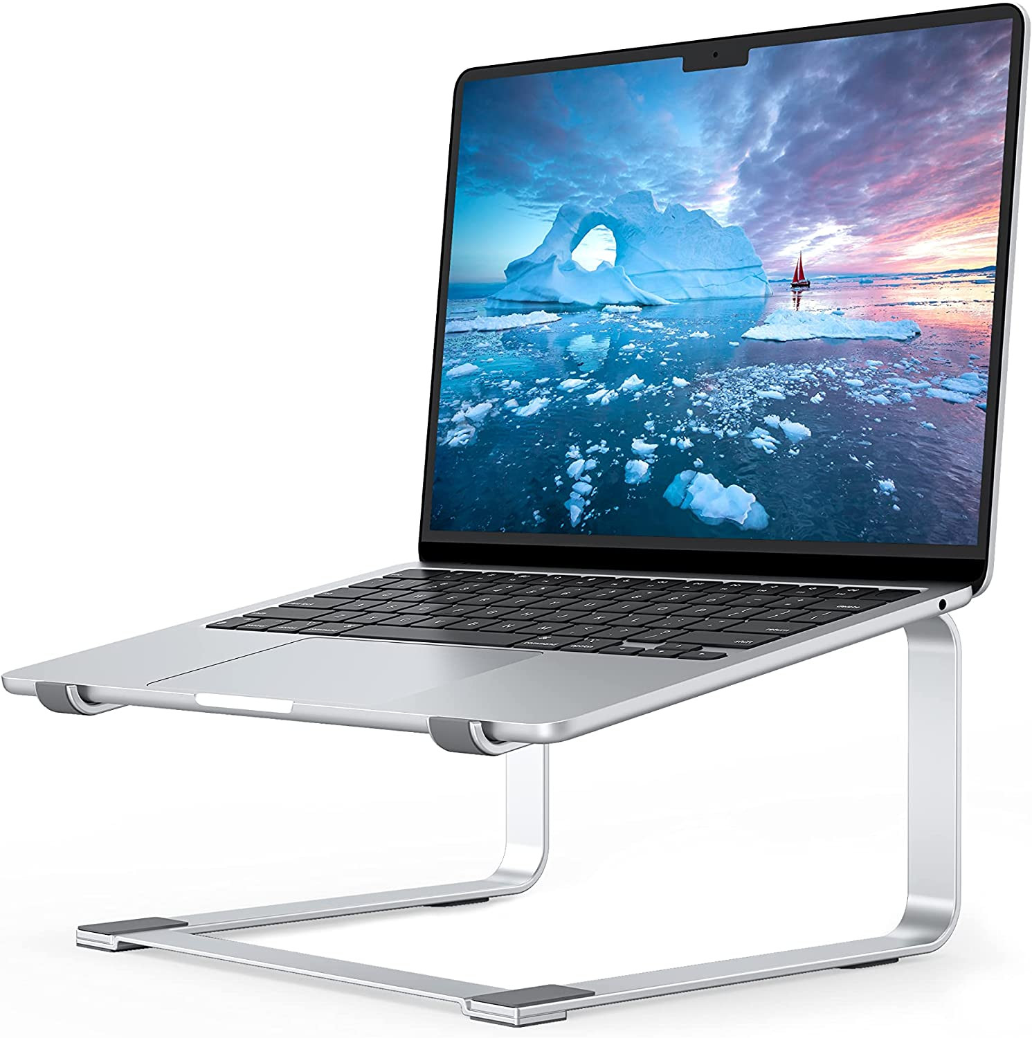 Laptop Stand for Desk, Ergonomic Metal Computer Riser for 12-17.3 Inch Laptop...