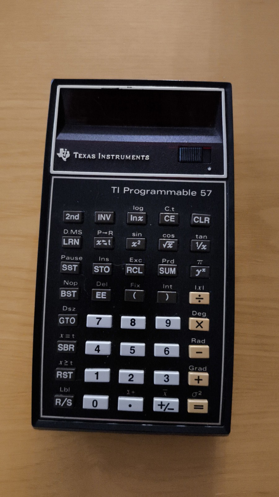 BP7 Texas Instruments TI55, TI57