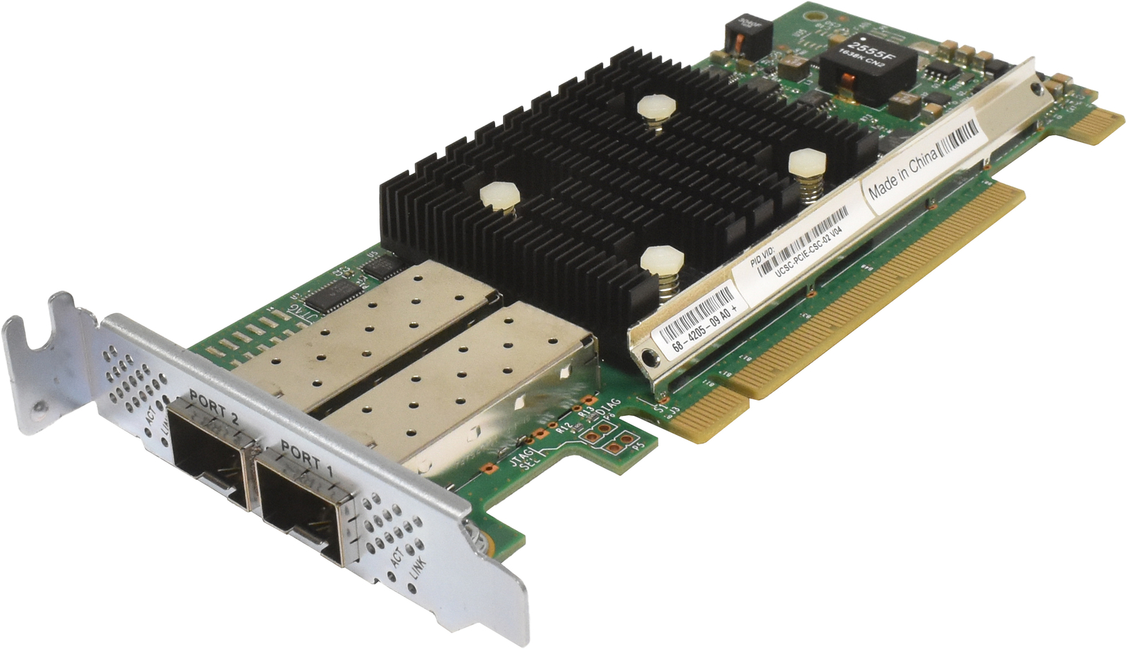 Cisco UCSC-PCIE-CSC-02 Dual-Port PCIe x16 Virtual Interface Card 68-4205-09 LP