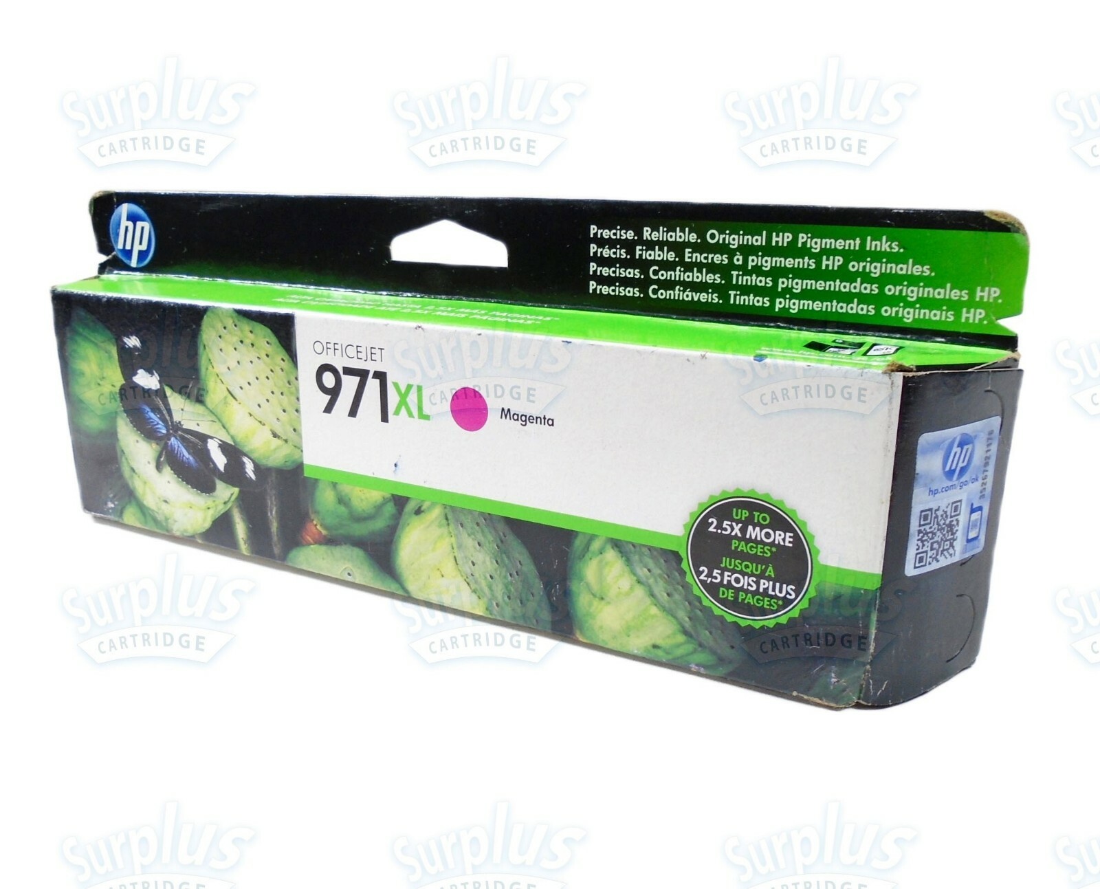 Genuine HP 971XL Magenta Ink OfficeJet X476dn X576dn X451dn X551dw (Retail Box)