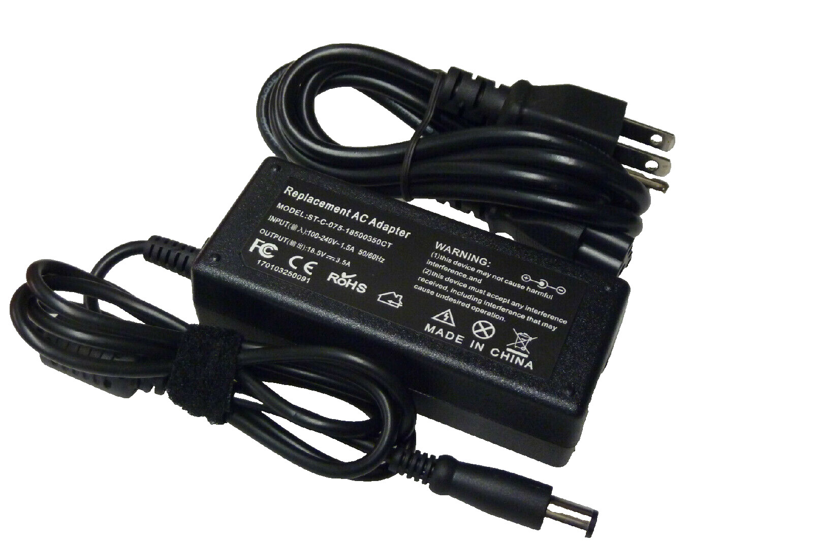 For HP G72-B67US G72-C55DX Pavilion dm4-1060us Charger AC Adapter Power Cord