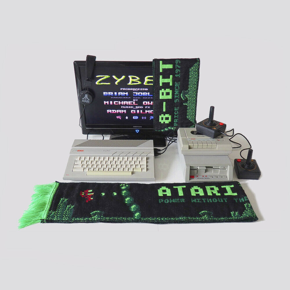 Atari XL / XE Zybex Fan Scarf. Power Without the price since 1982