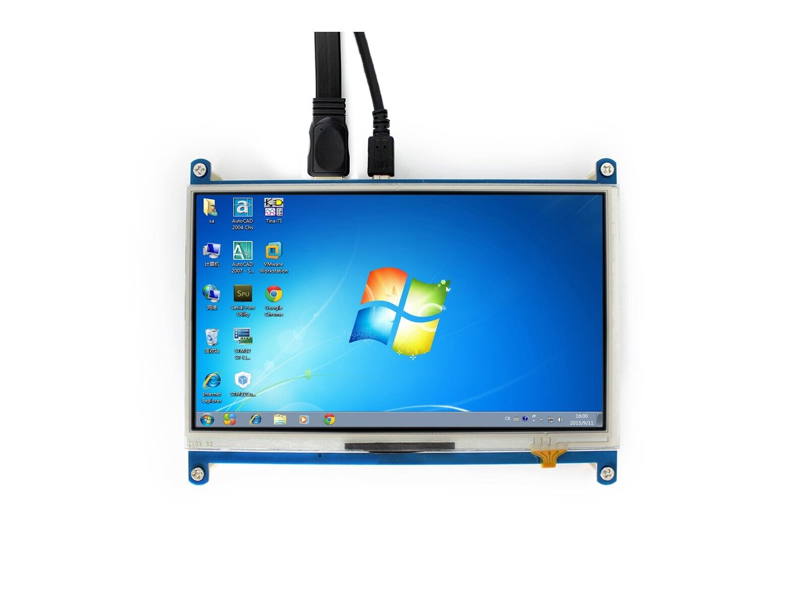 Waveshare 1024×600 7inch Resistive Touch Screen LCD HDMI IPS Various Systems