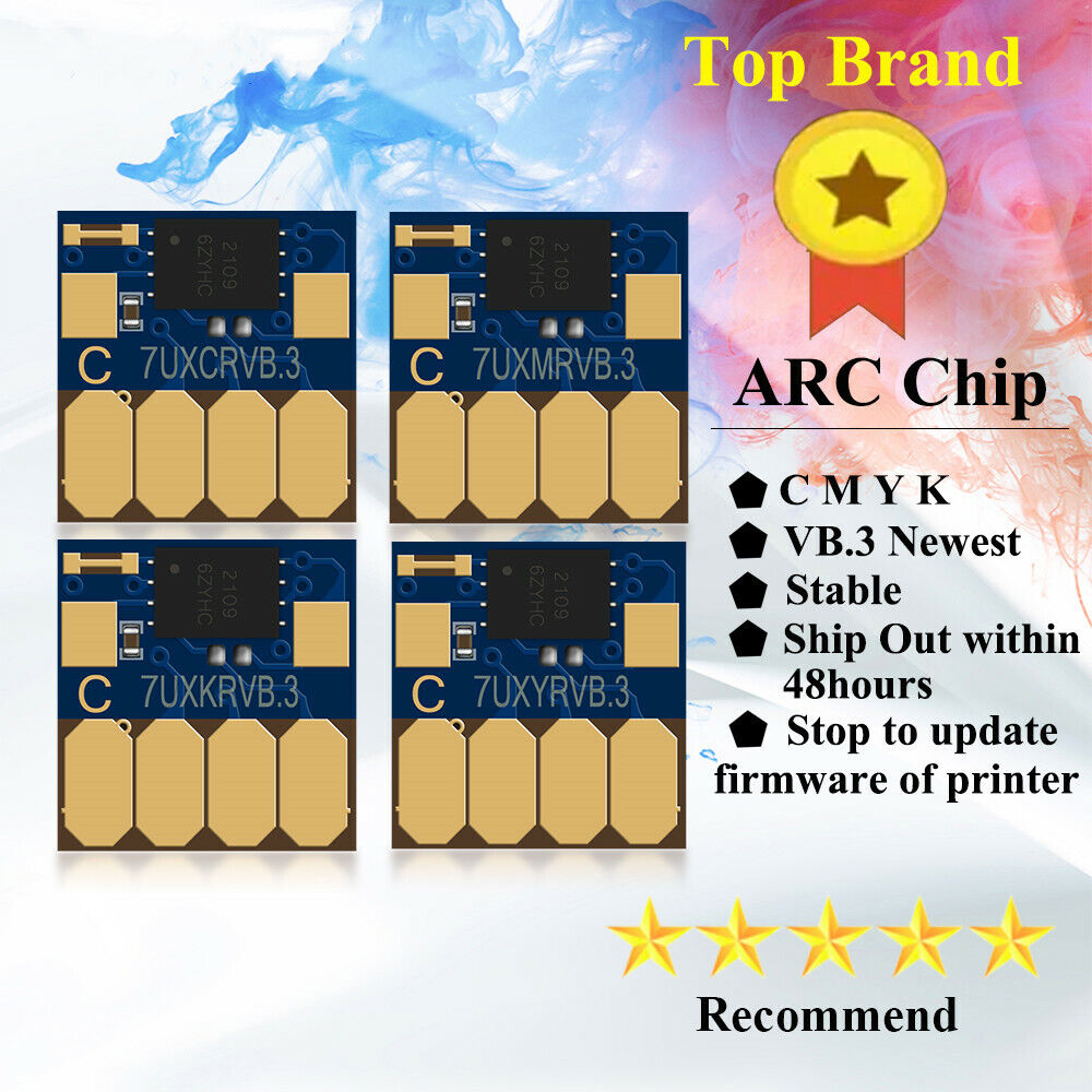 4pcs/set 981 981XL ARC chip For HP 556xh/dn MFP 586dn/f/z MFP E58650dn(NA) MFP