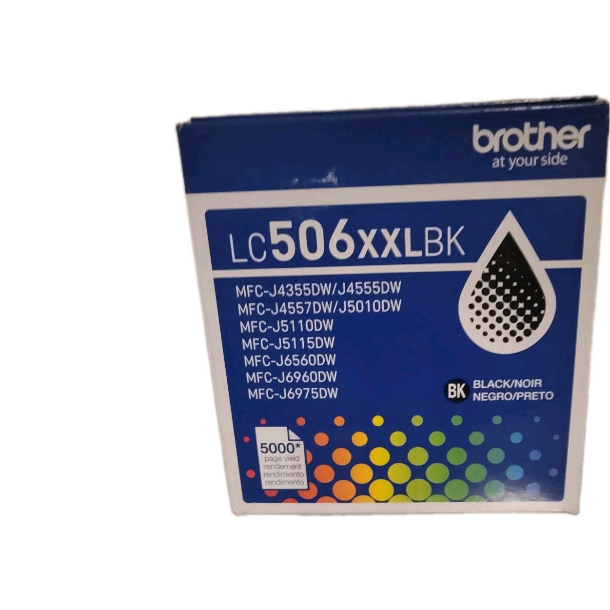 Brother Genuine LC506XXLBK Super High Yield Black Ink Cartridge.