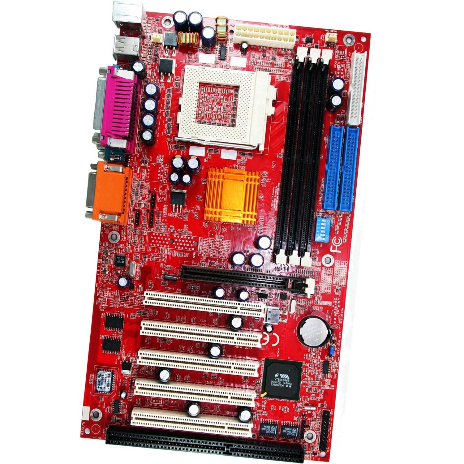 ATX Motherboard ISA Mainboard Computer Server,1 ISA Slot,Socket 370 Pentium 694X