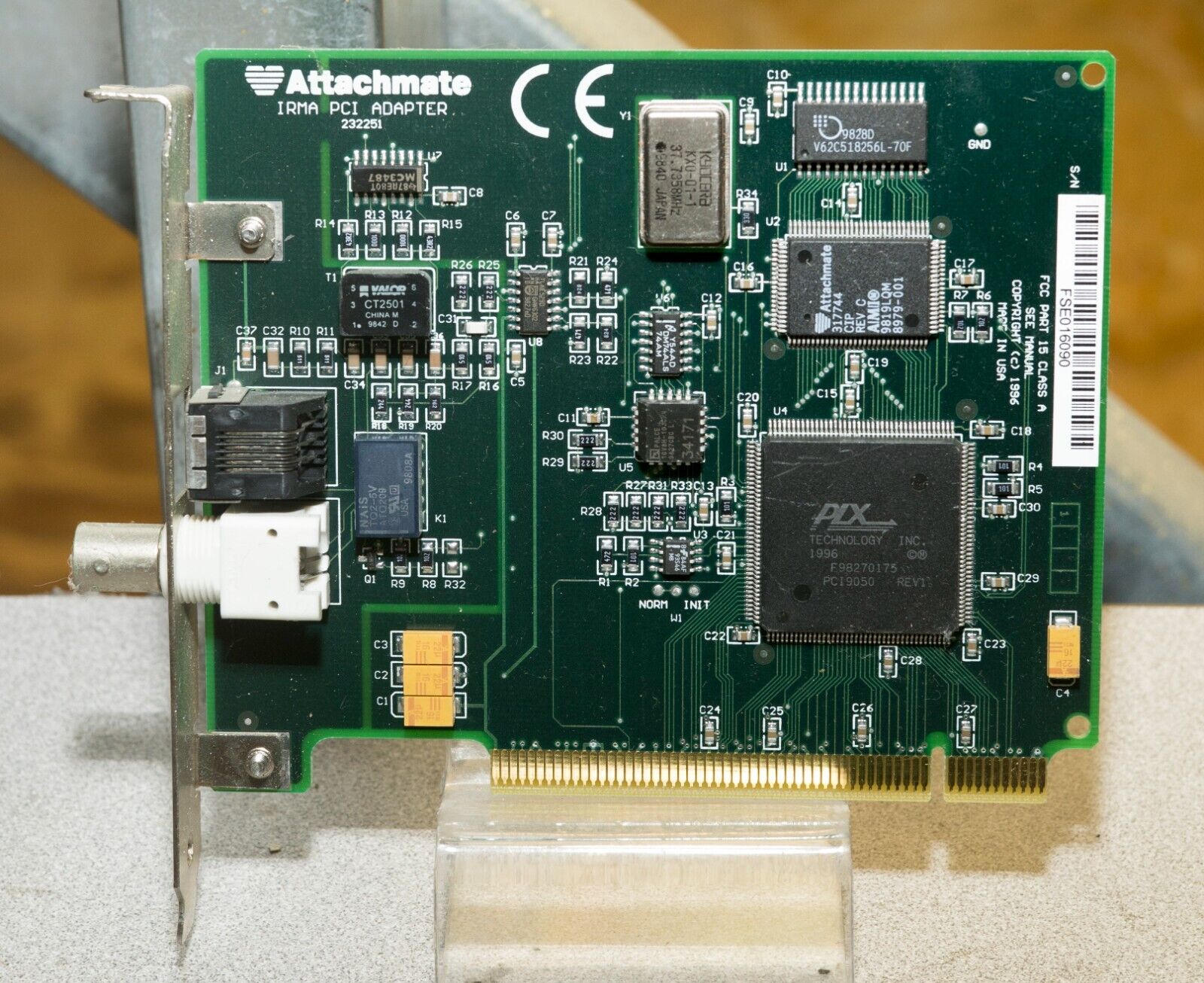 Vintage Attachmate IRMA PCI Adapter 3270  ISA603