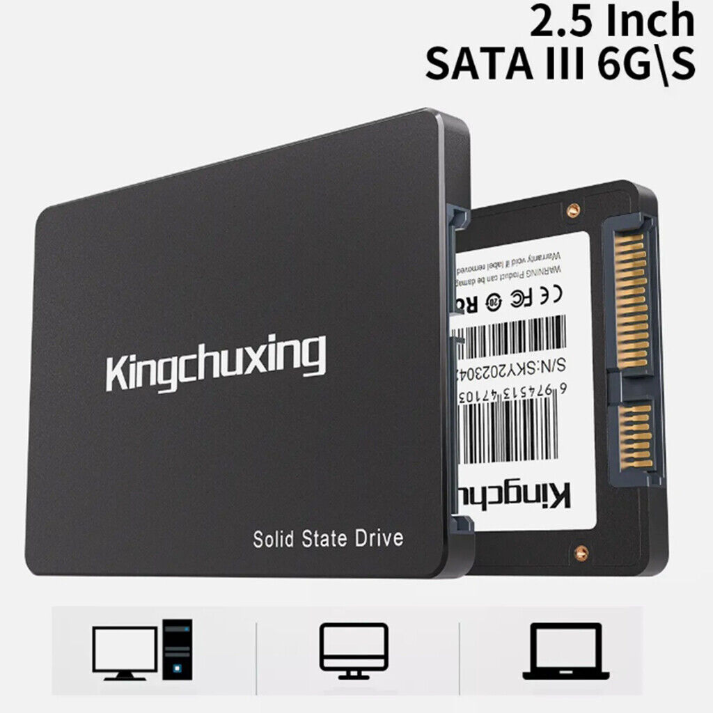 Kingchuxing 1TB 2TB SSD 550MB/s 2.5'' SATA III Internal Solid State Drive lot