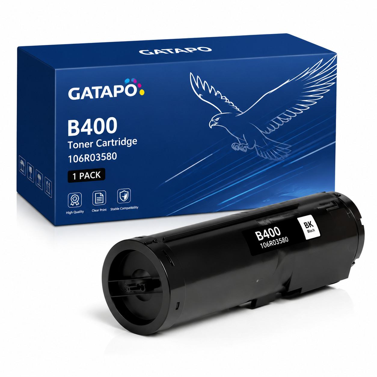 B400 106R03580 Black 1PK Toner Cartridge Replacement for VersaLink B405 B400DN